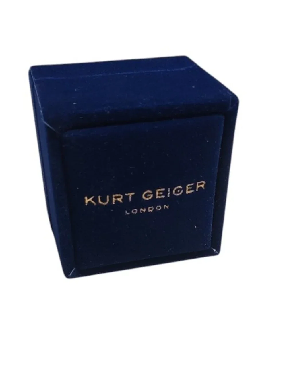 Kurt Geiger London Square Stone Cocktail Ring Pink NWT
